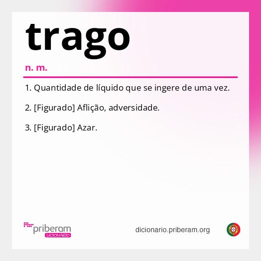 Significado de trago